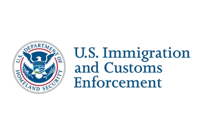 [ai] Logo of the U.S. Department of Homeland Security with the text "U.S. Immigration and Customs Enforcement" beside it.